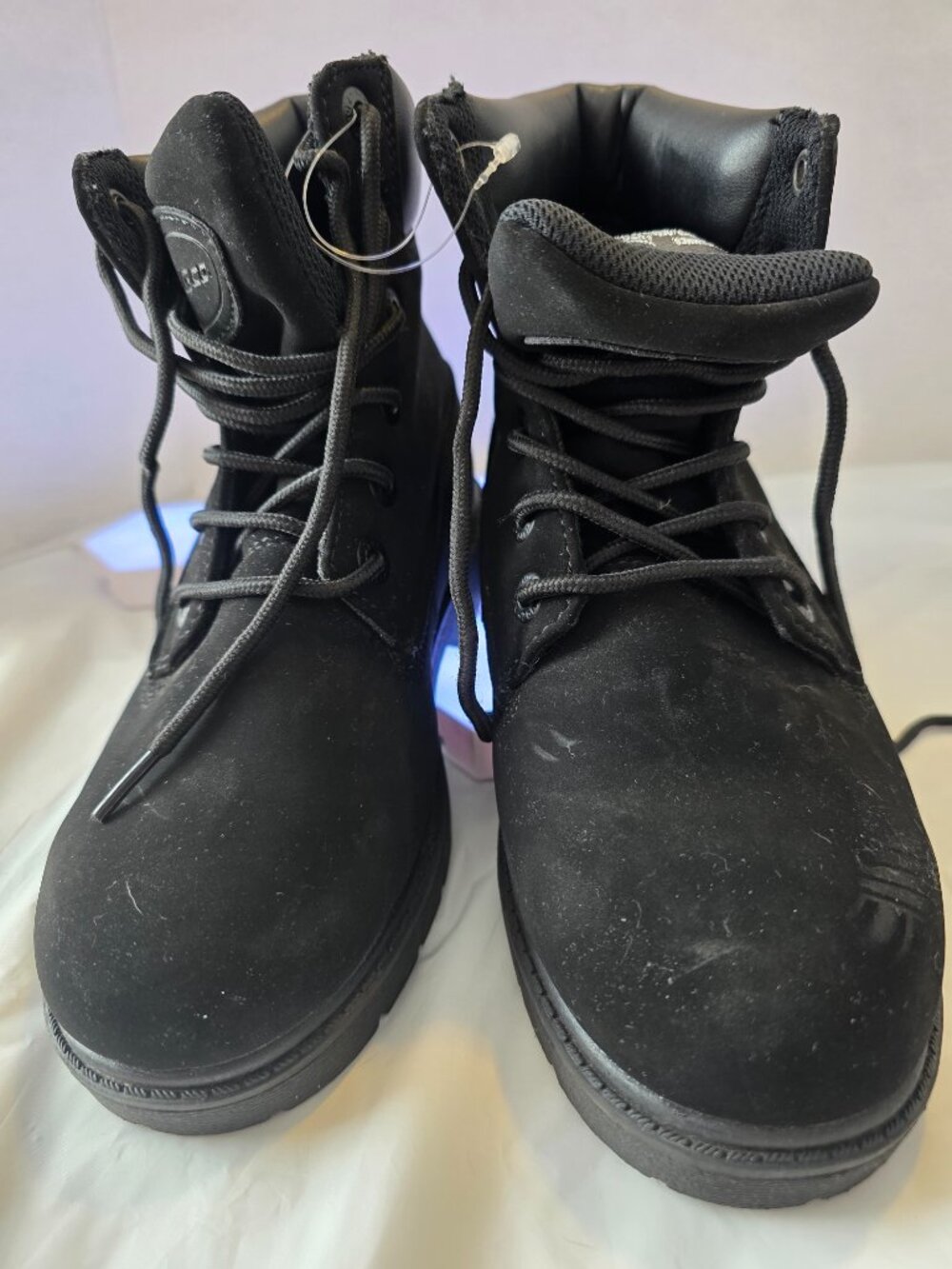 black Lugz Brace Hi lace-up boots size 6